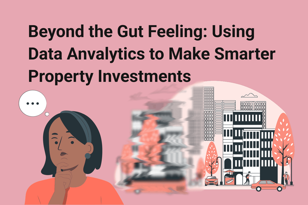 A thoughtful person stands in the foreground, contemplating a blurred city scene that gradually sharpens into clear