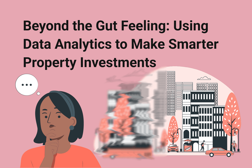 A thoughtful person stands in the foreground, contemplating a blurred city scene that gradually sharpens into clear